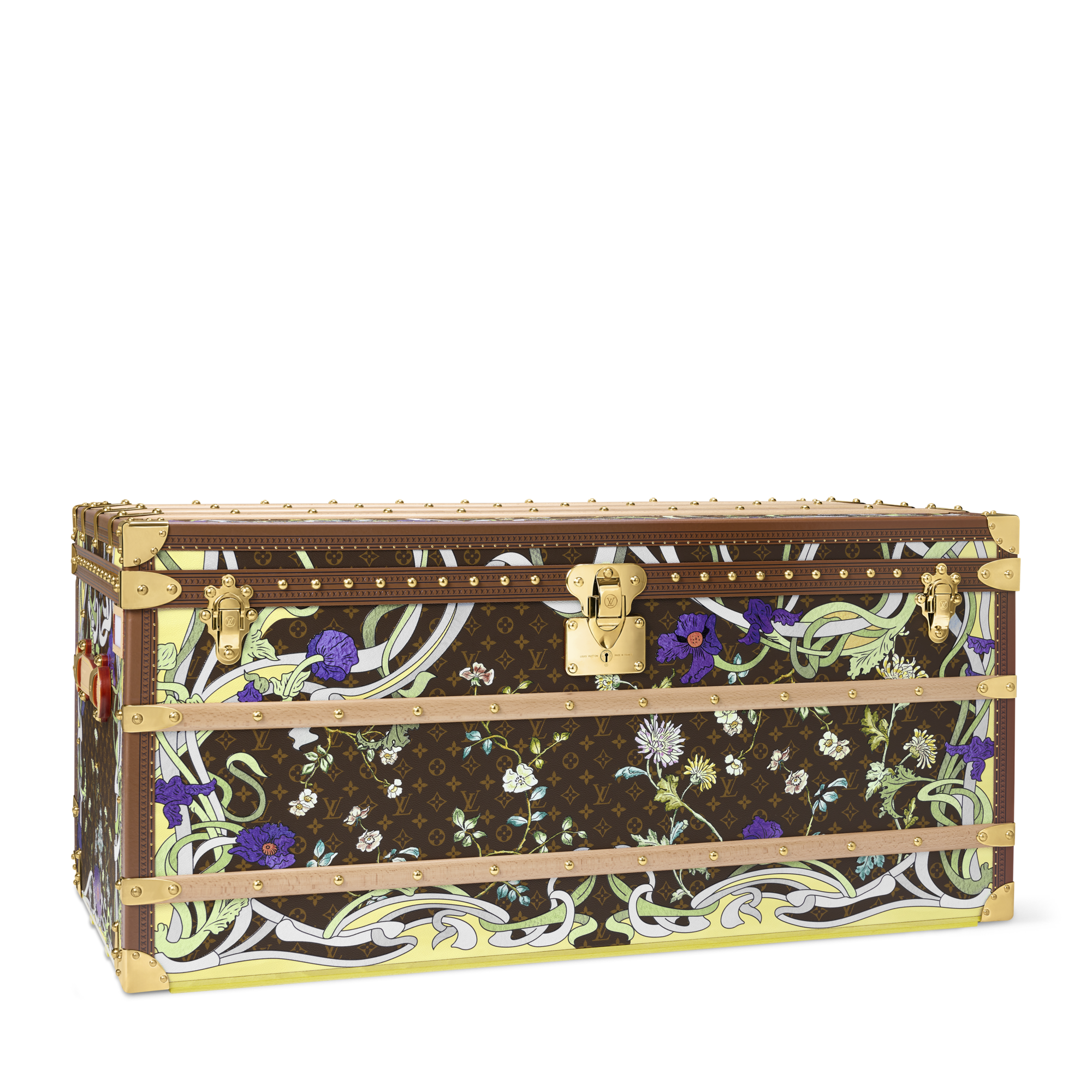 Courrier Lozine 110 Monogram Asnieres Bloom - Trunks and Boxes